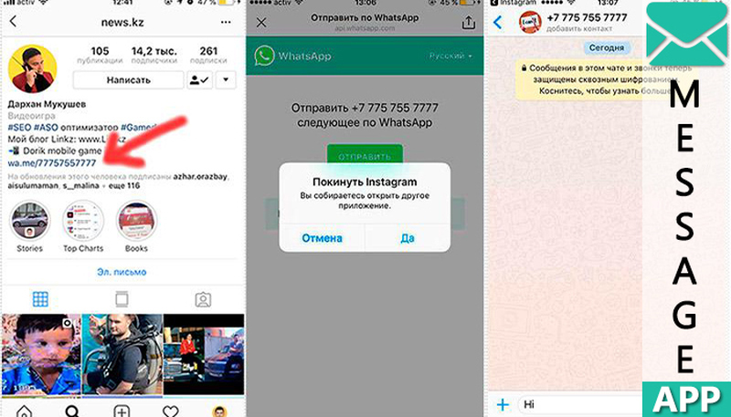 Url схема приложения whatsapp